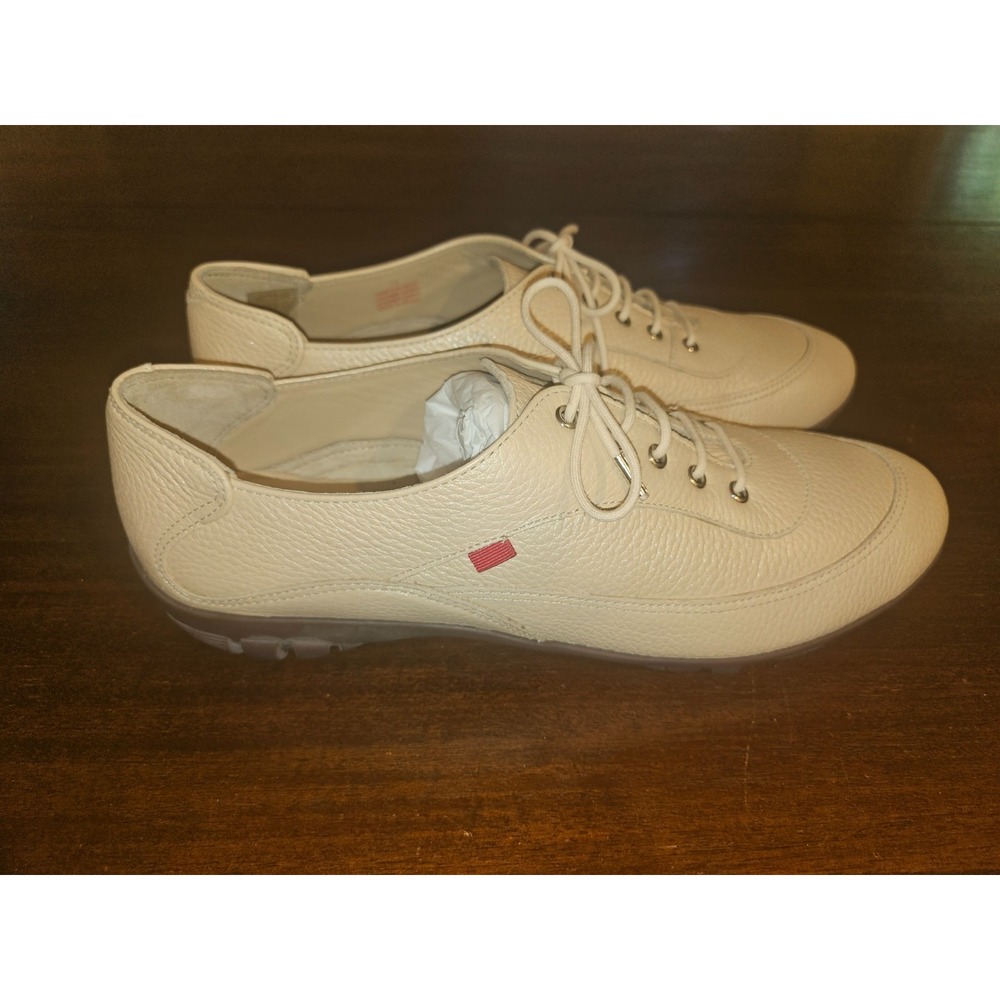 Marc Joseph Hampton Golf All Leather‎ Oxfords Lace Up Shoes Beige Size 11